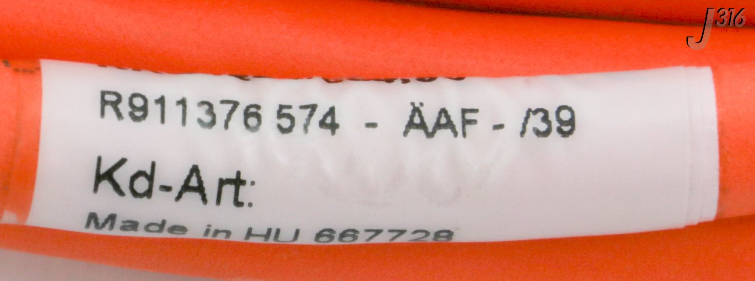 のん 31254 BOSCH REXROTH CABLE ASSY, ENCODER CABLE, R911376 574 (NEW